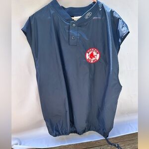 Rawlings Boston Red Sox vest with top snaps and drawstring, Men’s 2XL vintage